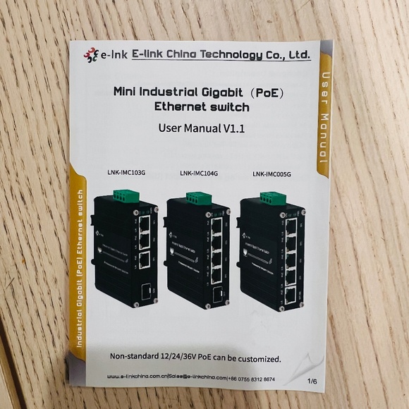 Mini Industrial 5-Port Gigabit Ethernet Switch - Hardened, 10/100/1000Mbps - Picture 12 of 12